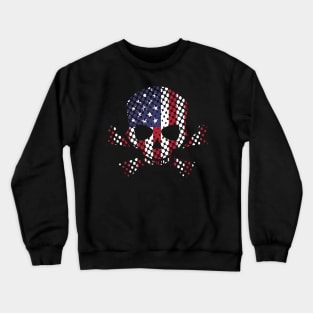 Flag Skull American Flag Tishirt Crewneck Sweatshirt